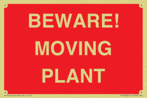 BEWARE! MOVING PLANT